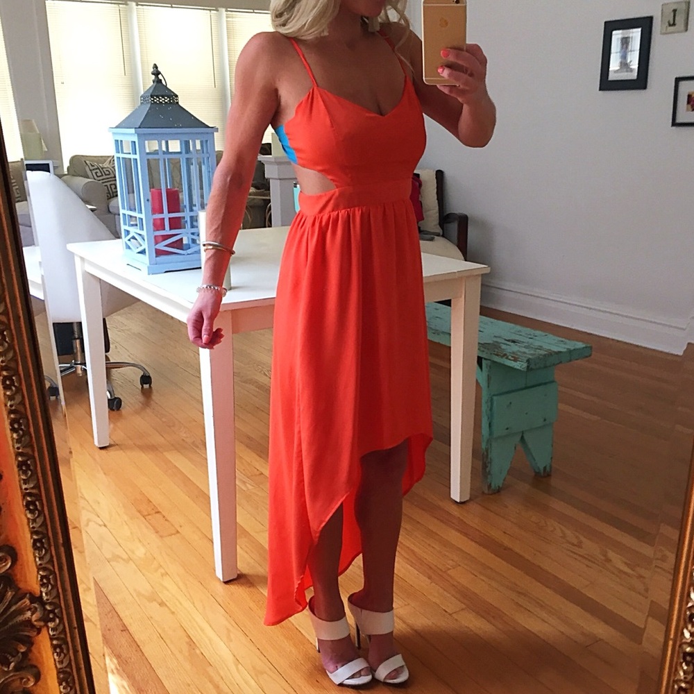 Jealous Tomato Cutout High-Low Dress 🔥👗